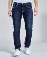 FS 114 – Flying Shark "Light Grey Contrast Stitch" Saddle Stitch Denim